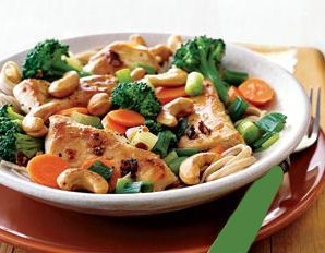 Mock Chicken Vegetable Stir Fry