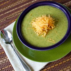 Broccoli, Cheddar and Potato Soup