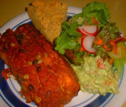 ENCHILADAS WITH SOUTHWESTERN SAUCE