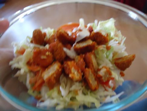 Meatless Buffalo Wing Chopped Salad