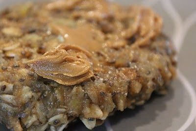 Microwave Banana Oat Cakes