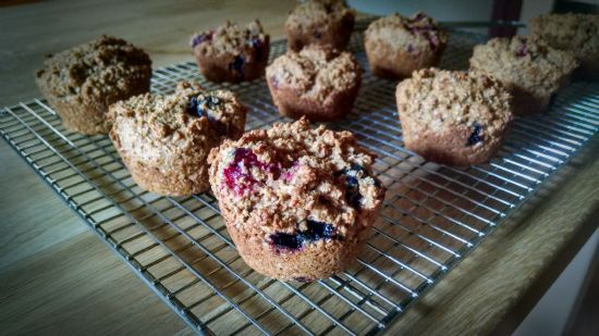 Wheat Bran Muffins, Lowfat and Low Sugar