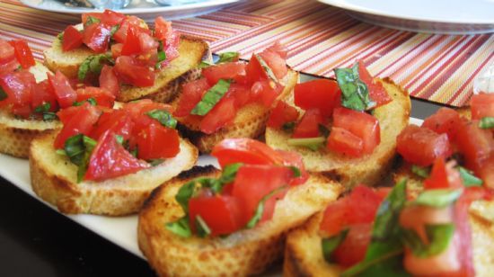 Bruschetta on Sour Dough