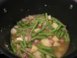 Stringbeans, Ham and Potato