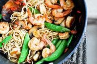 Ginger Lime Shrimp and noodles