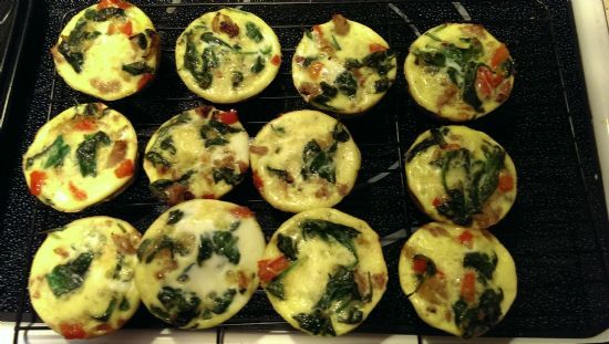 Mini Breakfast frittatas