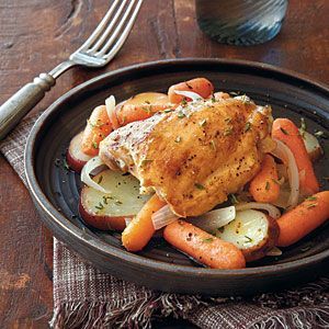 Slow Cooker Chicken & Veggies