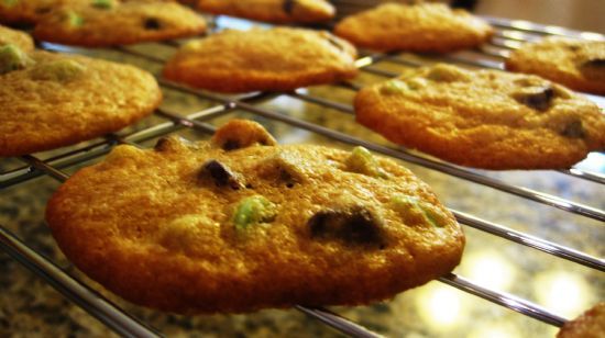 Mint Chocolate Chip Cookies