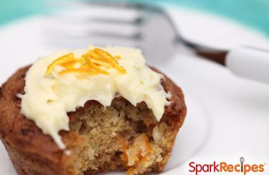 Low-Fat Carrot Cake Muffins 