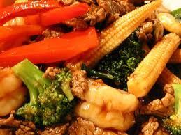 Beef with Snow Peas & Baby Corn