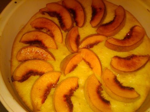 Fresh Peach Genoise