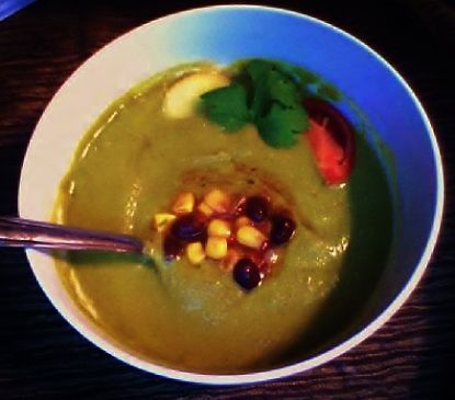 Creamy Thai pea Curry Soup