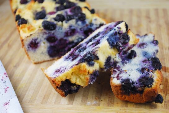 Georgie's Heavenly Blueberry Lemon Pound Cake (Paleo, gluten free, dairy free)