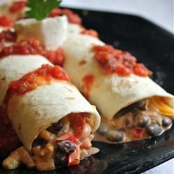 Black Bean And Cheese Burrito 