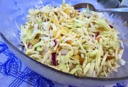 Pineapple Slaw with Ginger Lime Dressing