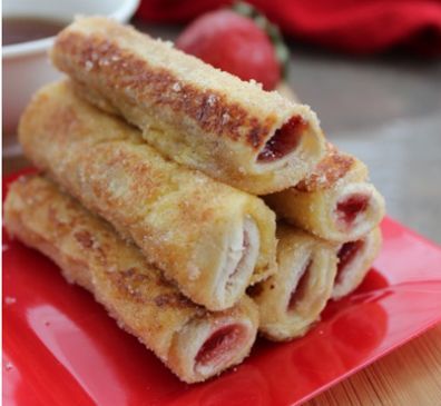 Stuffed French Toast Rollups