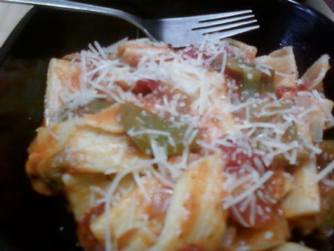 ziti with turkey kielbasa