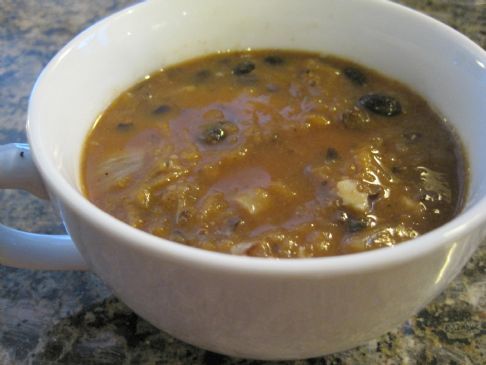 Black Bean and Pumpkin Soup