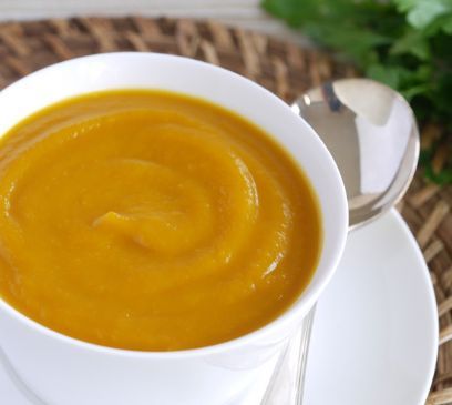 Roasted, Thick Pumpkin Soup Recipe | SparkRecipes