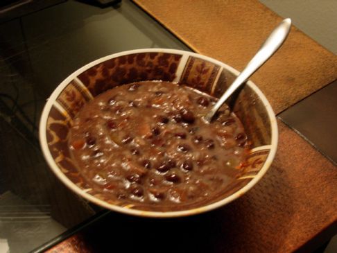 Karl's Black Bean & Rice Soup