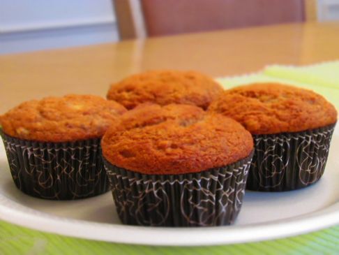 My low calorie/fat banana muffins