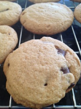 Whole Wheat Chocolate Chip Cookies