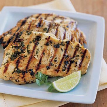 Grilled Cilantro- Lime Chicken 