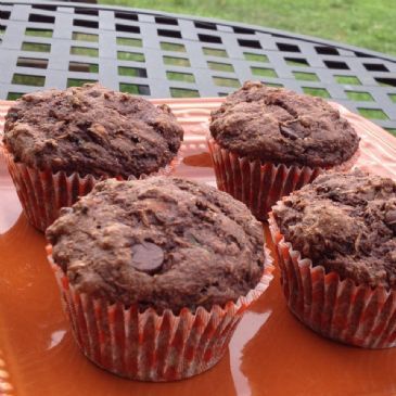 Chocolate Zucchini Muffins