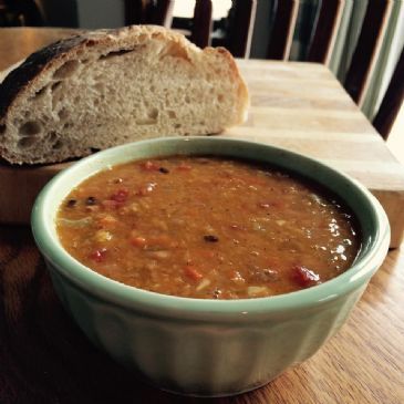 Hot and Spicy Lentil Soup