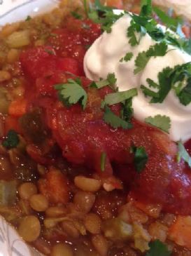 Lentil Fajita Soup