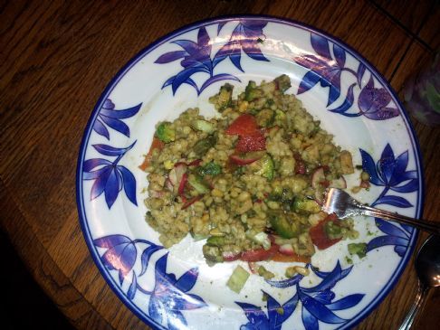 Nonna's homemade barley salad