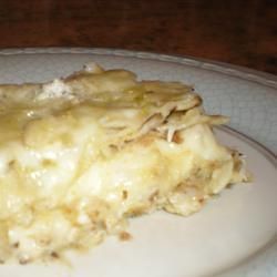 Green Chile Chicken Enchilada Casserole