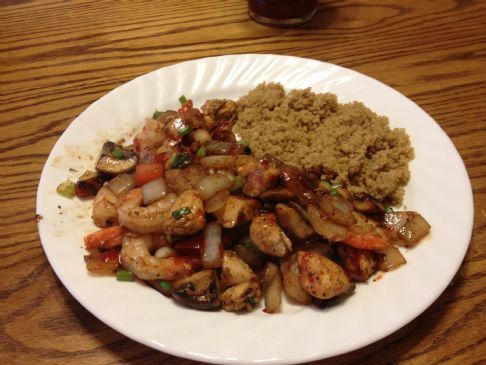 Easy Shrimp & Chicken Stir Fry