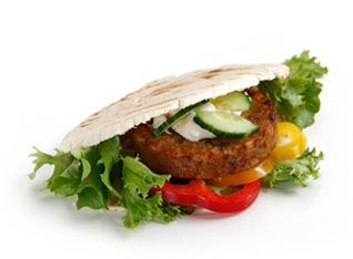 Baked Falafel Burgers