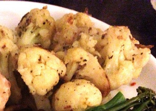 Seared and Steamed Herbed Cauliflower