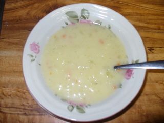 Creamy vegetable soup