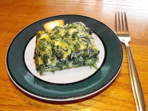 Low Carb Spinach & Feta Egg bake