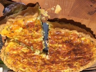 Leek and Canadian Bacon Quiche