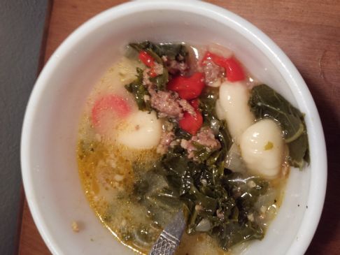 Zuppa Toscana with Gnocchi and Italian Sausage