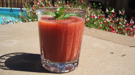 Strawberry Melon Gazpacho