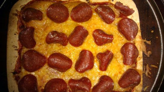 Pepperoni Flat Bread Pizza