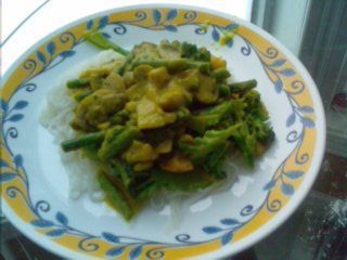 Coconut Ginger Mango Curry