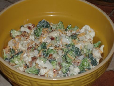 Broccoli & Cauliflower Salad