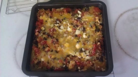 Southwestern squash casserole