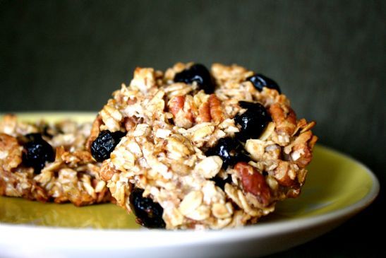 Blueberry Coconut Pecan Breakfast Cookies