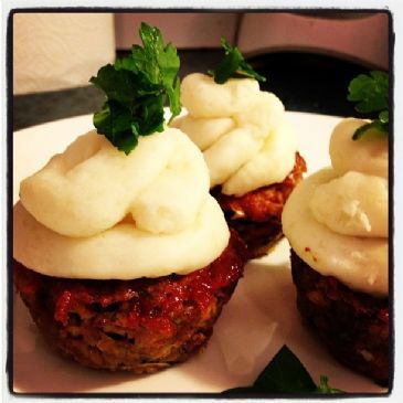 MIni Mushroom Meatloaf Muffins