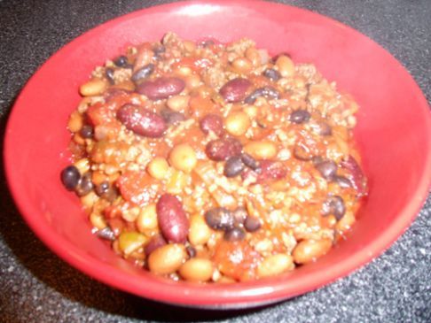 Three Bean Lean Chili