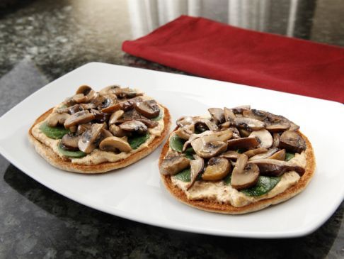 Mushroom & Parsley Mini Pizza