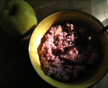 Cherry-Apple-Vanilla Toasted Oatmeal