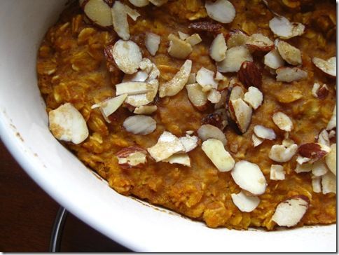 Pumpkin Pie Spiced Oatmeal